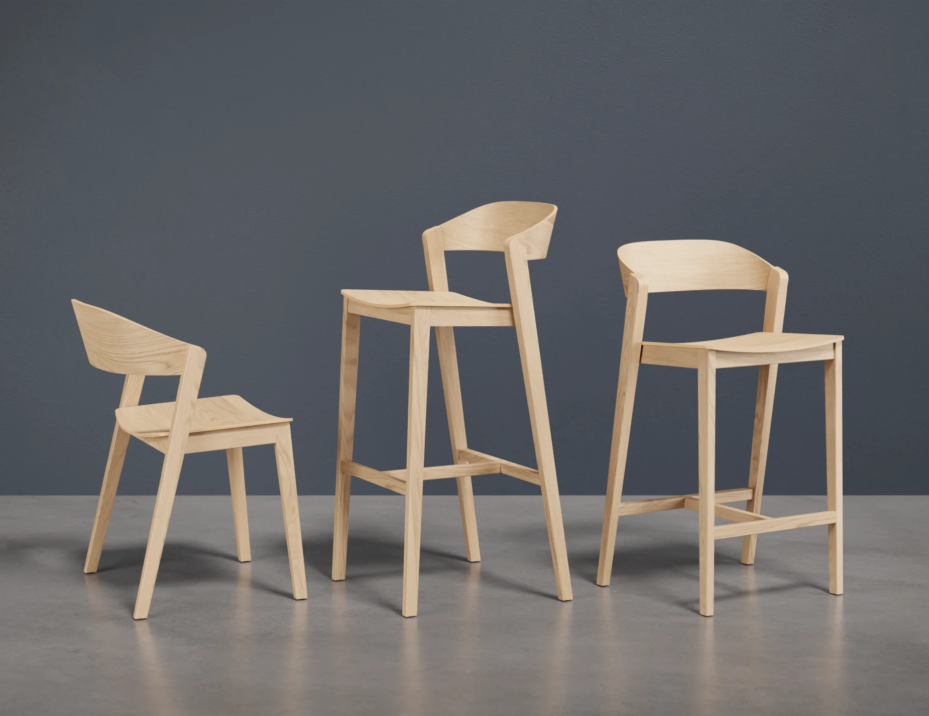 Asher Bar Stool Natural Ash - Image 4