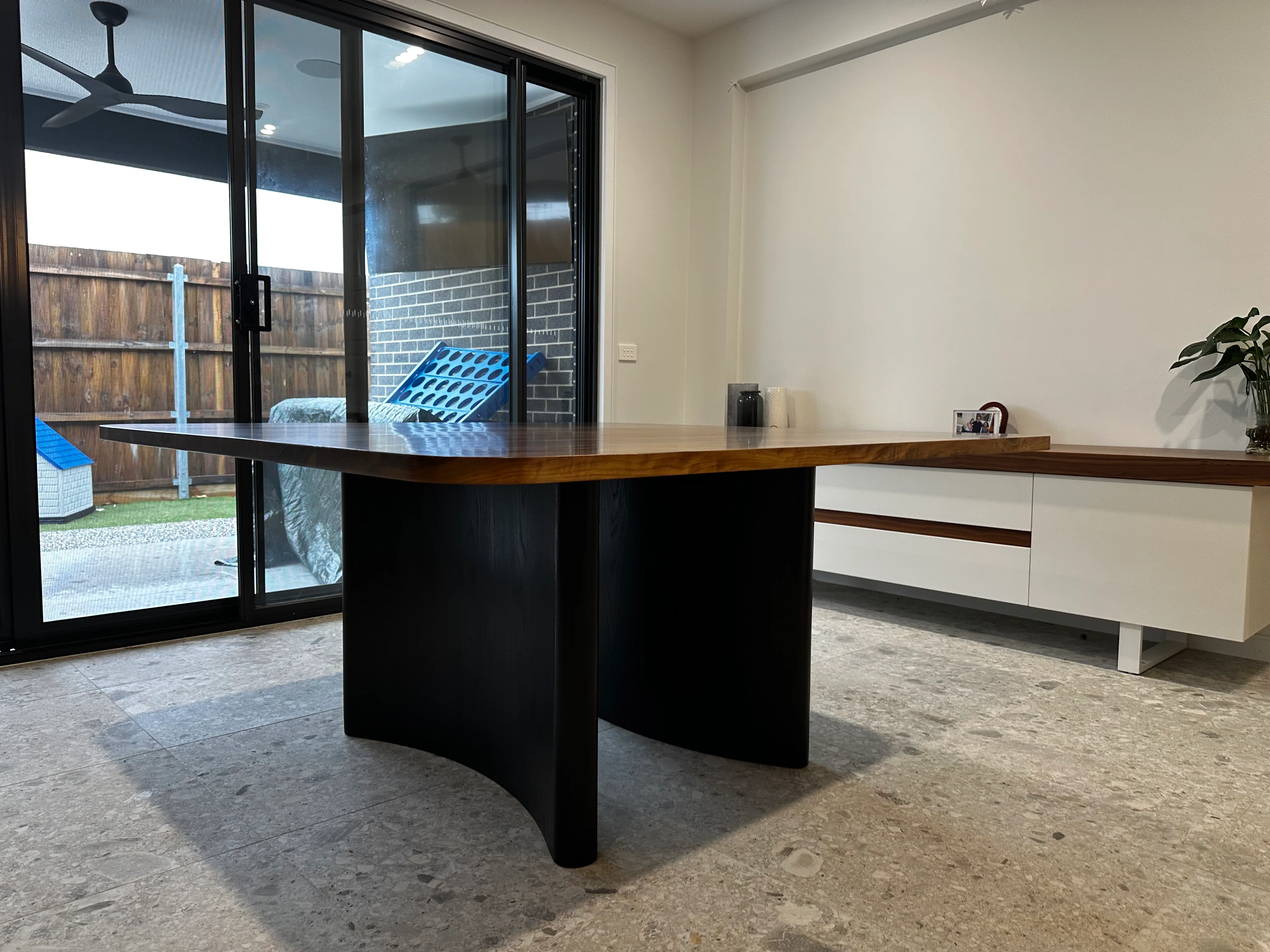 Belize Square Timber Dining Table - Image 3