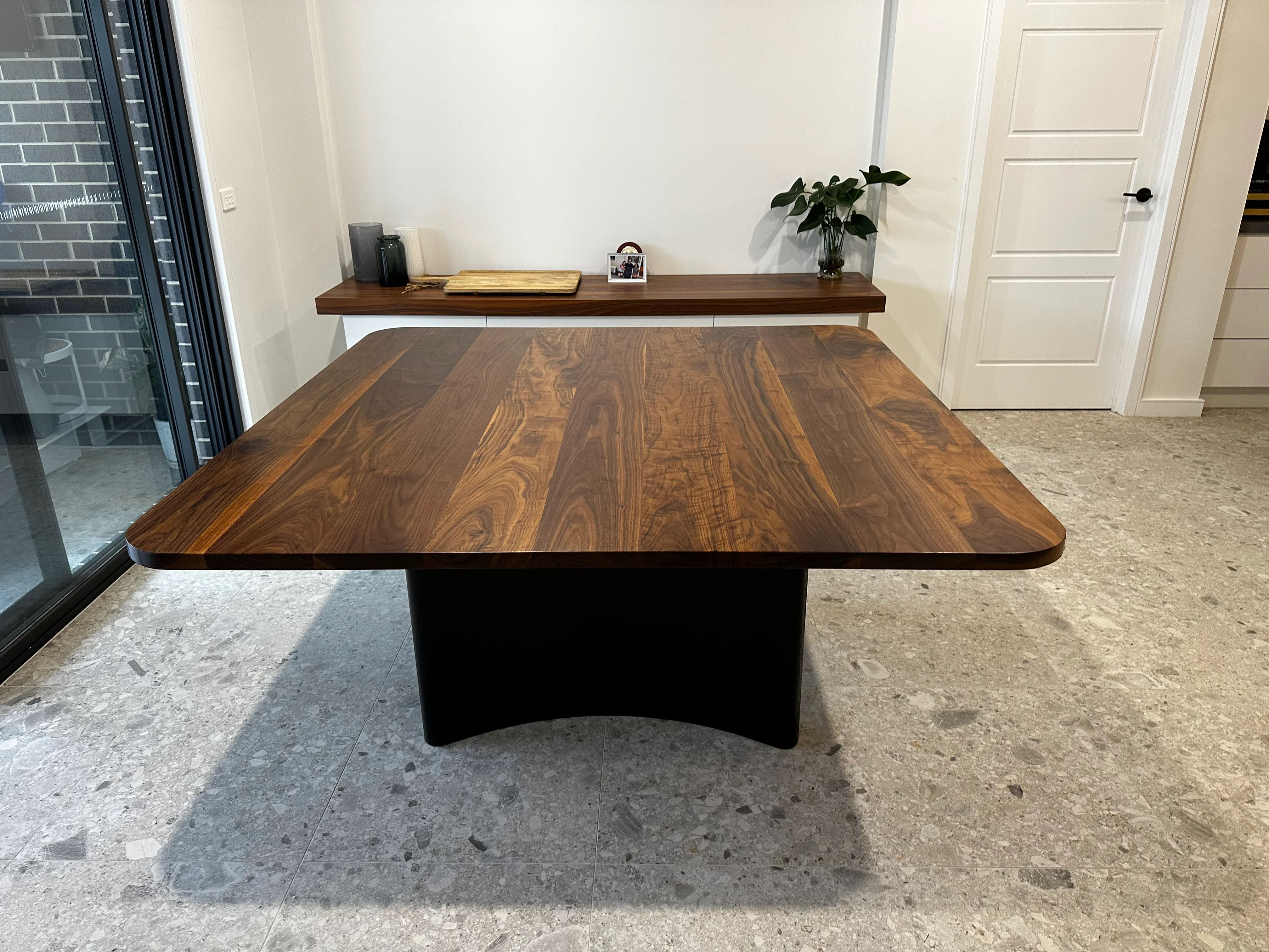 Belize Square Timber Dining Table - Image 4