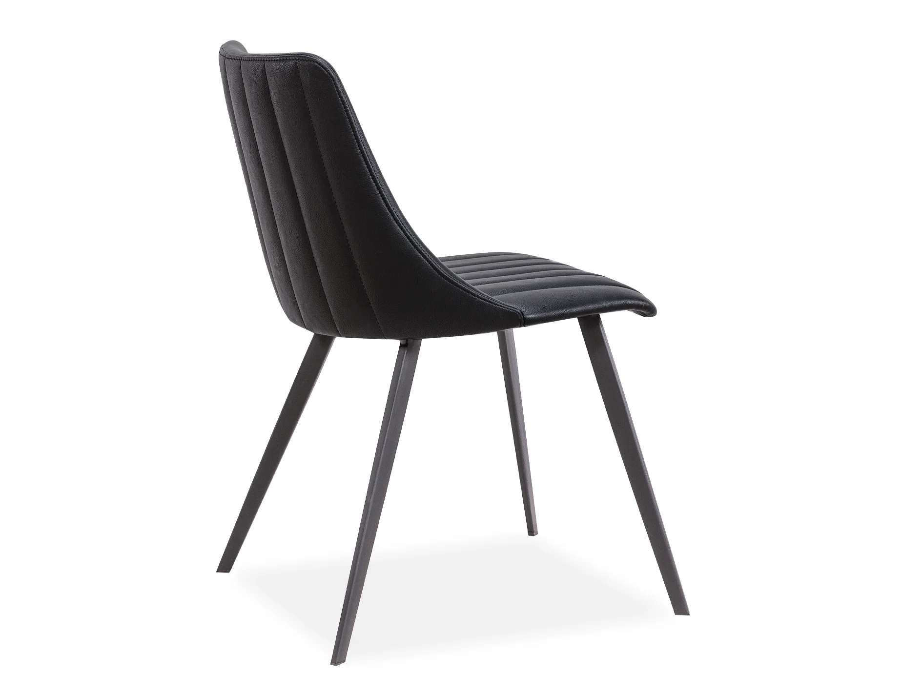 Catalan Dining Chair Vintage Black Seat - Image 3