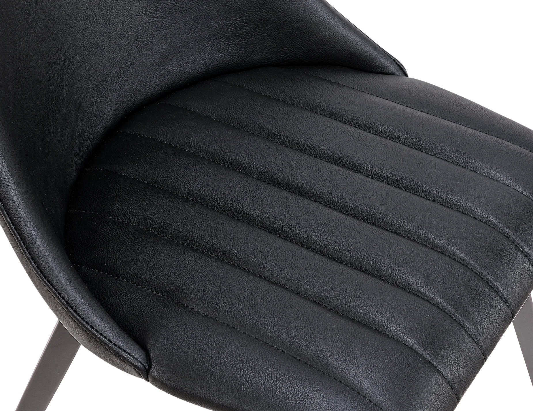 Catalan Dining Chair Vintage Black Seat - Image 4