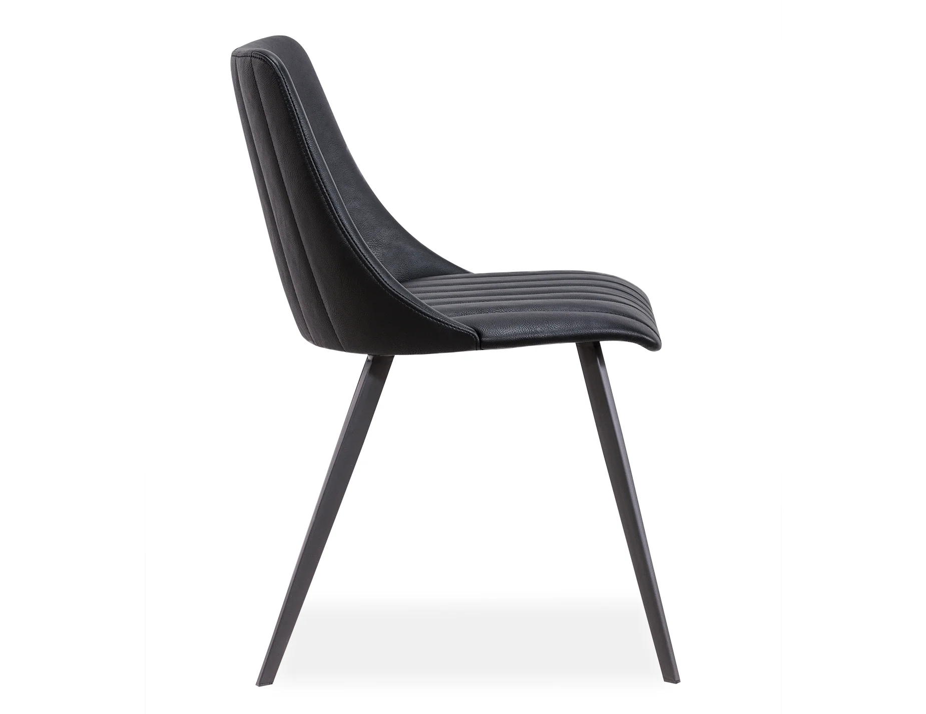 Catalan Dining Chair Vintage Black Seat - Image 6