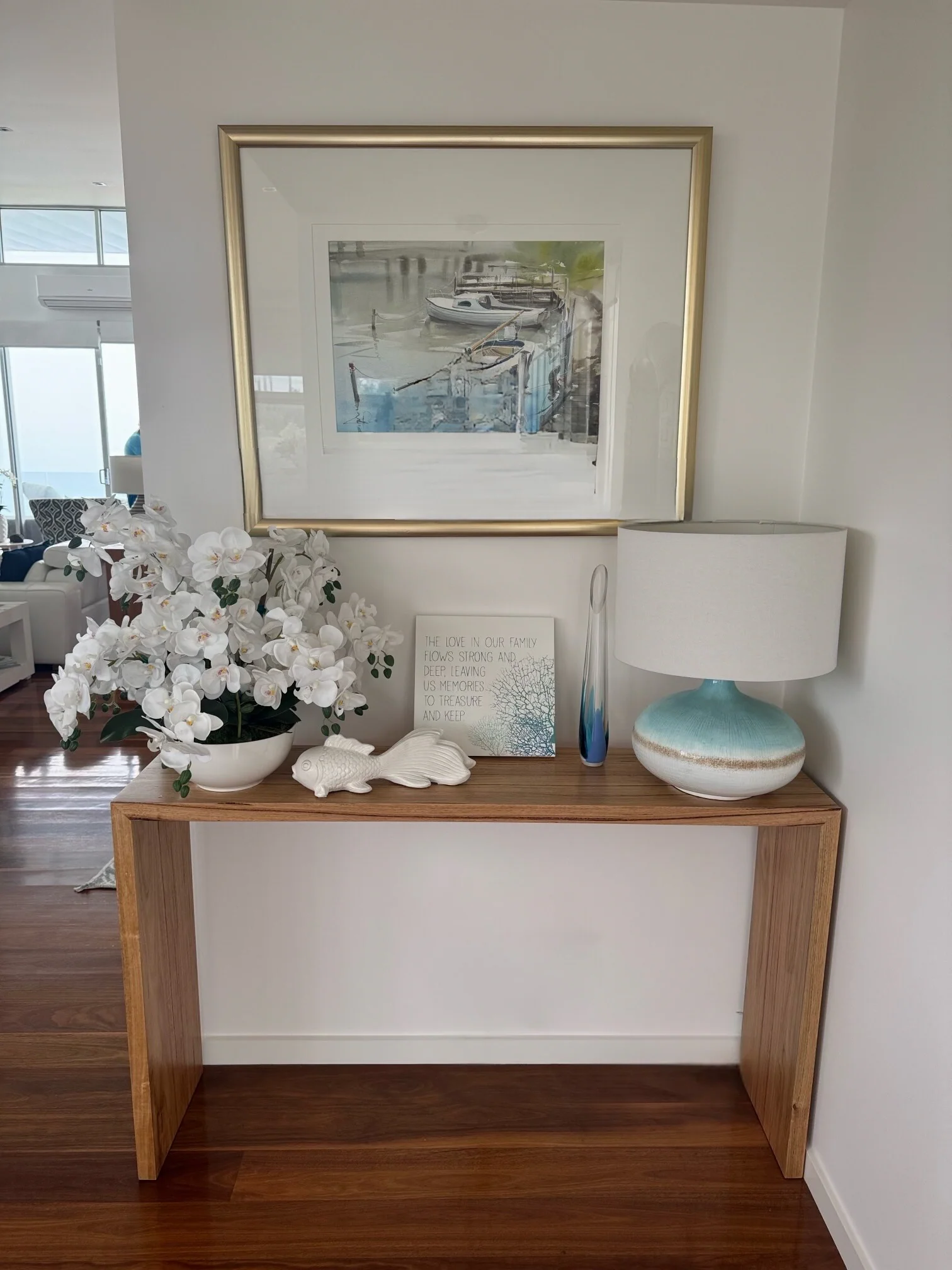 Erskine Timber Mitred Console Table - Image 2