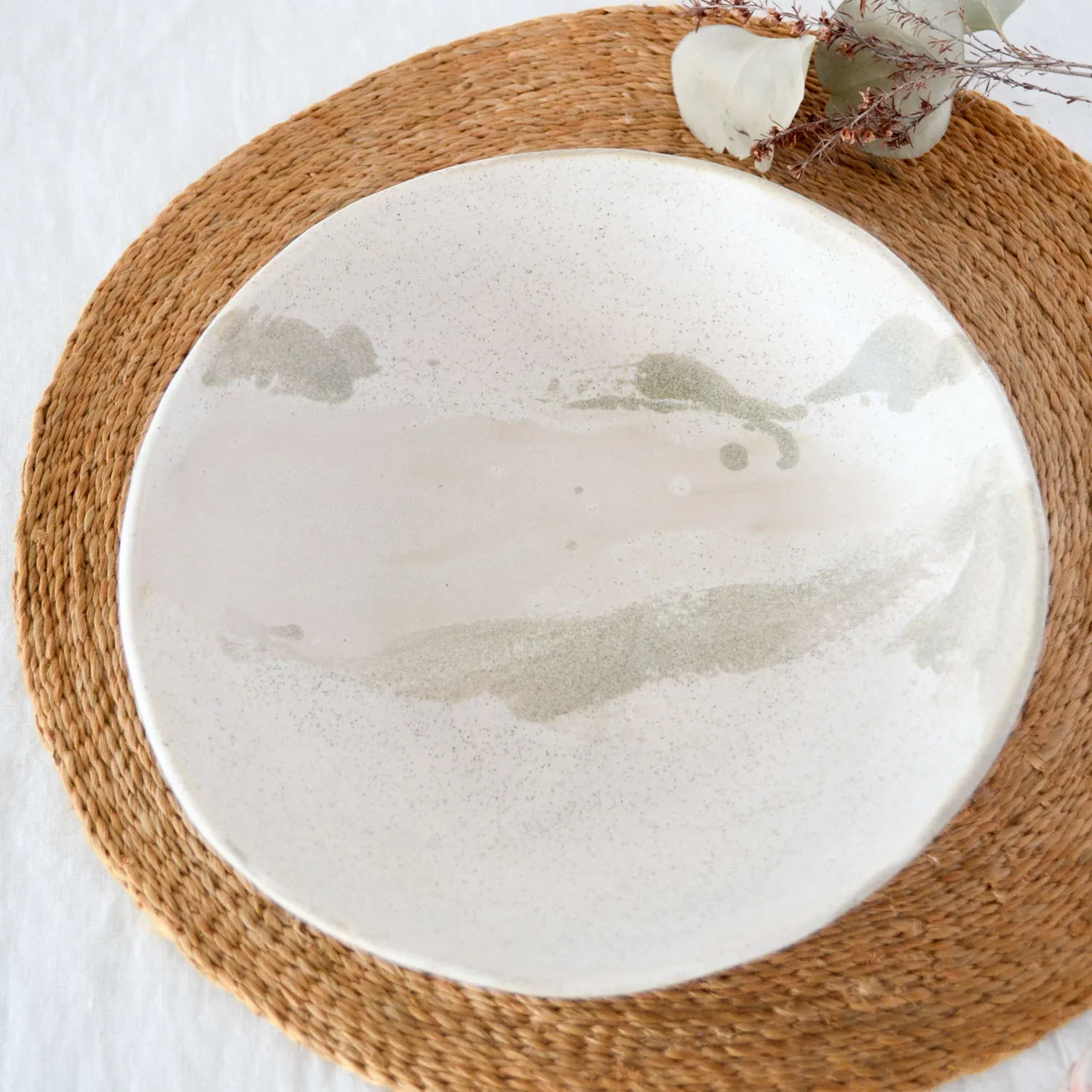 Kim Wallace Ceramic Serving bowl ~ Naturals - Image 3