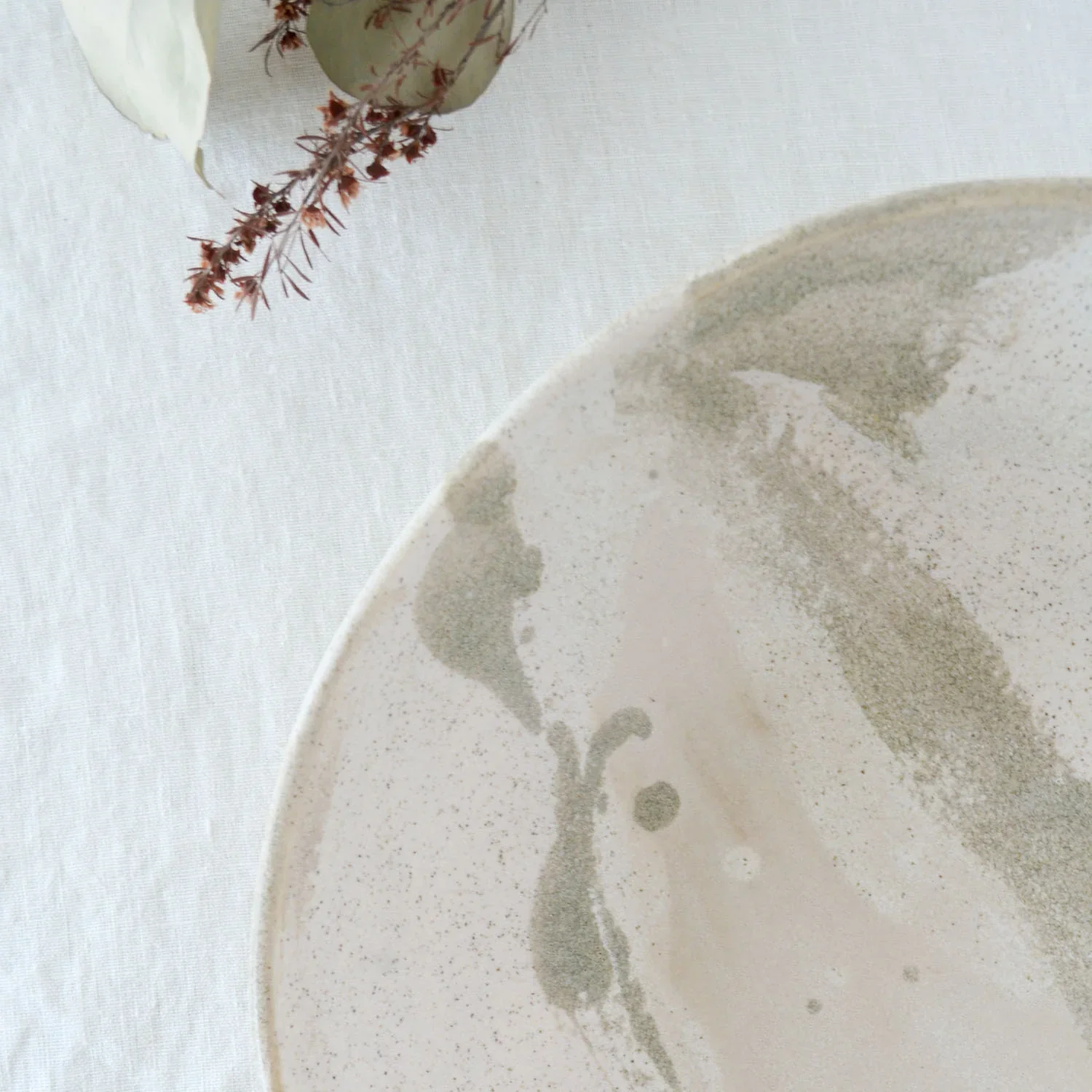 Kim Wallace Ceramic Serving bowl ~ Naturals - Image 4