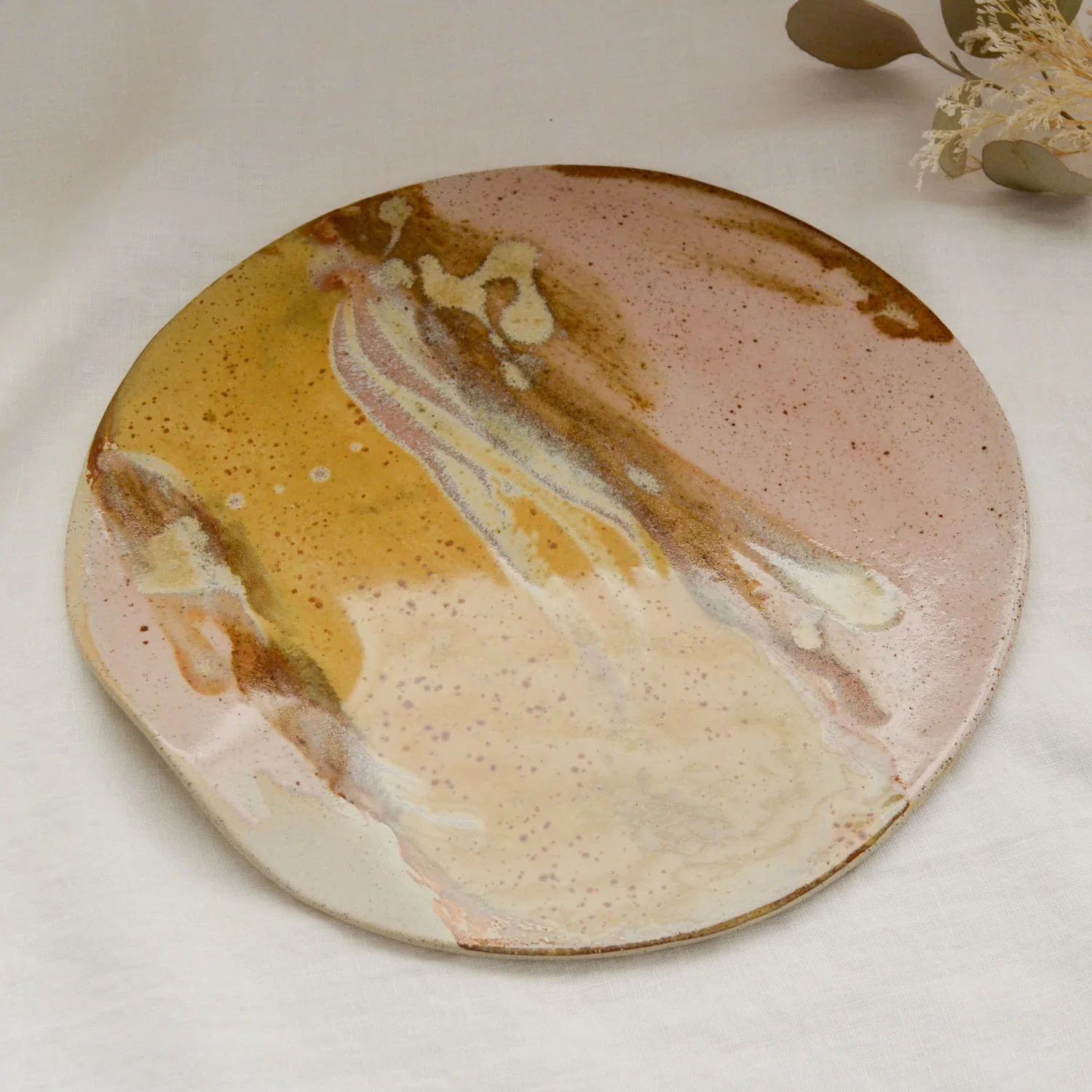 Kim Wallace Cheese platter ~ Earthy Retro - Image 2