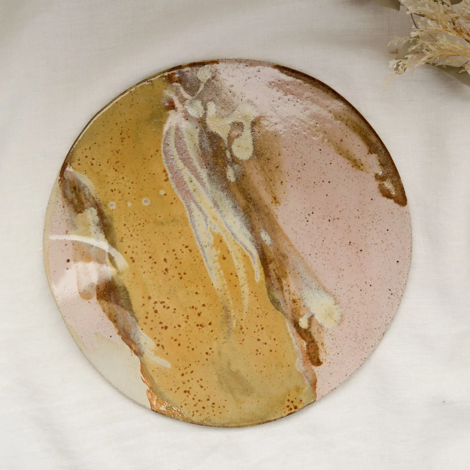 Kim Wallace Cheese platter ~ Earthy Retro - Image 3