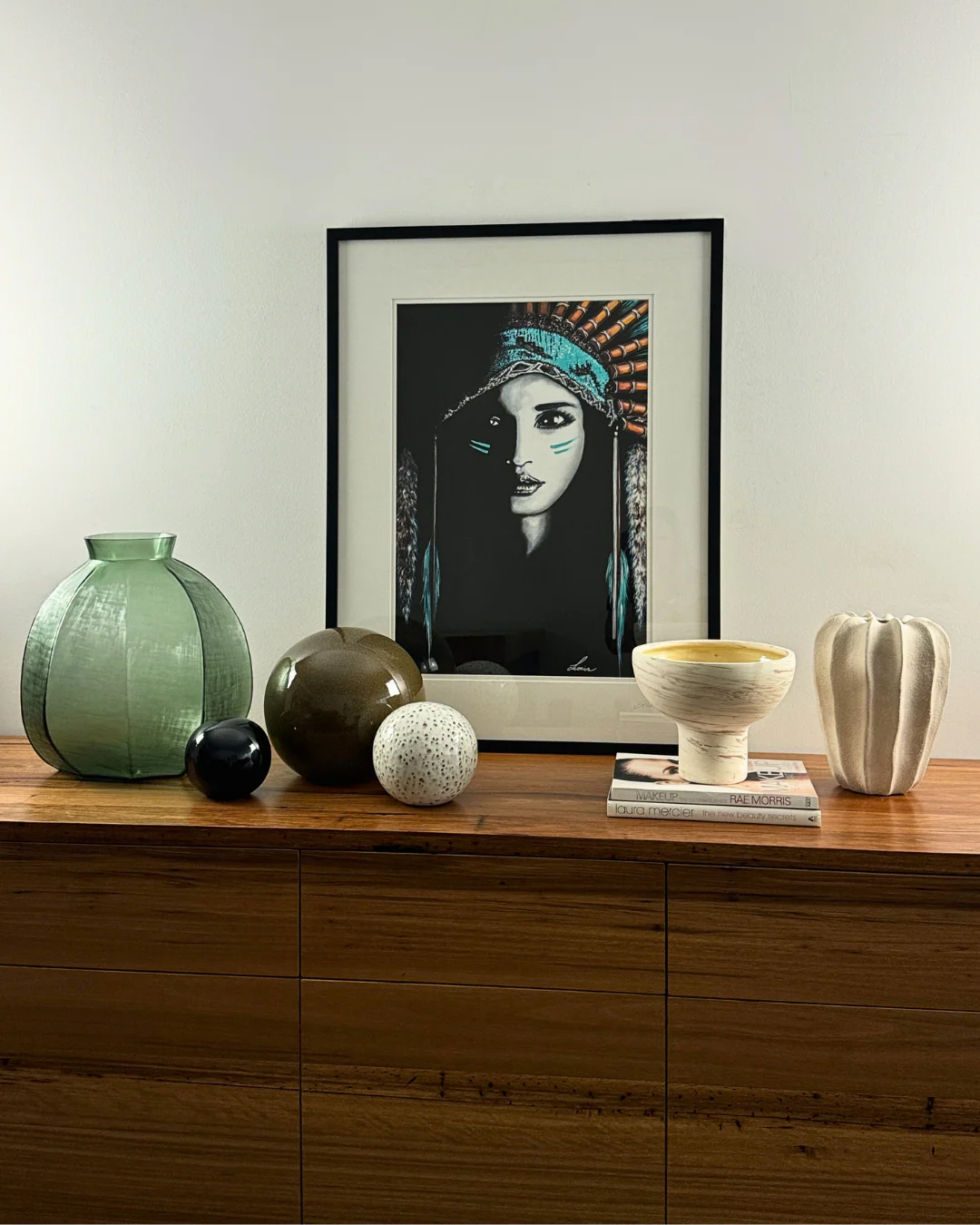 Marais Ridge Vase - Marine - Image 5