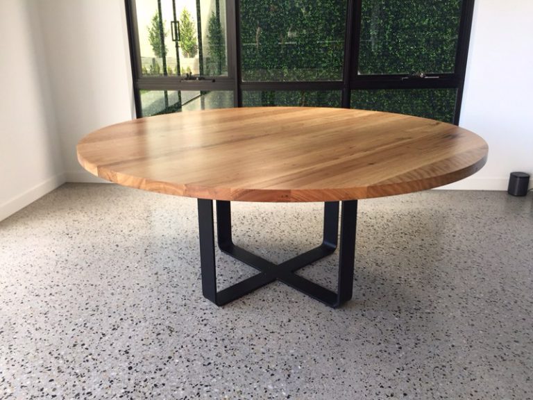 Round Cross King Dining Table - Image 4
